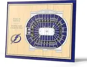 YouTheFan NHL Tampa Bay Lightning 5-Layer StadiumView 3D Wall Art - Amalie Arena
