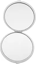 Compact Makeup Mirror Folding Round Pocket Mirror with Magnification for Travel Elegant Design Hand Mirror for Purse Portable Vanity Mirror for Women