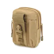 Men Tactical Molle Pouch Belt Waist Pack Bag Small Pocket Military Running Travel Camping Bags Soft Back Waist Packs & Bags
