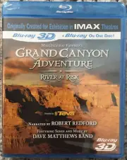 IMAX - Grand Canyon Adventure: River at Risk (Blu-ray Disc, 2010, 3D) BRAND NEW!