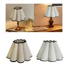 Fabric Table Lamp Cover Home Pendant Light Lamp Shade Petal Shaped Lampshade