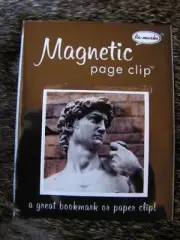 Travel Destinations David Statue Single Magnetic Page Clip Bookmark Re-marks