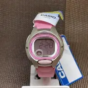 Casio LW-200-4B 10-Year Battery Digital Pink Resin Casual Fashion Quartz Watch