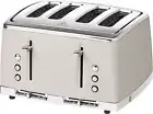 Russell Hobbs Stone Textured 4 Slice Toaster, RHT64STN, 6 Intensity Settings,...