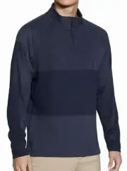 NIKE Dri Fit Vapor 1/2 Zip Golf Pullover Obsidian Blue L/S Shirt Jacket Mens S