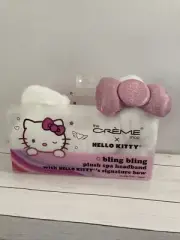 The Creme Shop X Hello Kitty Bling Bling Plush Spa Headband-New