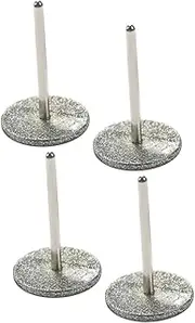 IWOWHERO Nail Drill Bits Set 4pcs Flat Drill Bit for Nails Sanding Discs Cuticle Remover