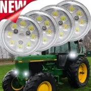 4pcs RE10963 Sealed LED Hi-Lo Beam For John Deere Tractor 2955 3040 3140 3150