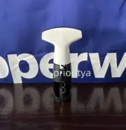 Tupperware Kitchen Gadget Tool Corkscrew Wine Bottle Opener White & Black New