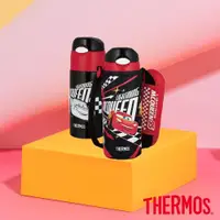 在飛比找ETMall東森購物網優惠-【THERMOS膳魔師】不鏽鋼兒童吸管真空保冷瓶400ml汽