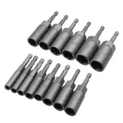 6-19mm Impact Socket Adapter 80mm Length Socket Power Driver Drill Bit Set