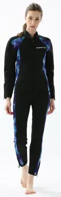 在飛比找Yahoo!奇摩拍賣優惠-YONGYUE台灣製全新款式 兩件式潛水衣 兩截式防寒衣 潛