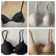 Calvin Klein Essentials Push-Up Padded Underwire Moderate BRA QP10380 $39 U Pick