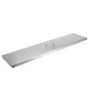 Fire Pit Cover for 36 in. x 6 in. Linear Burner Pan, Stainless Steel, Wrapped x