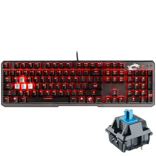 微星 Vigor Gk60 機械式鍵盤/有線/青軸/紅光/中文 現貨 廠商直送
