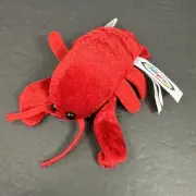 Mary Meyer Lobster Crab Finger Puppet 6" Stuffed Plush Learning Toy Chopper