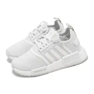 adidas 童鞋 NMD_R1 C 白 全白 三葉草 小朋友 愛迪達 運動鞋 【ACS】 H02344