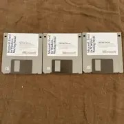 Microsoft Excel For Windows Working Model 3.5 Floppy Disks (3) Version 2.1