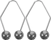 1 Pair Dimple Trainer Exercise Lips Trainer Jaw Exerciser Tool Personal Face Trainer Jaw Trainer Forming Mouth Exerciser Dimples Clip Alloy Exercise Device Shaping