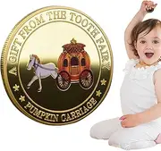 Metal Coin,Novelty Coin for Lost Teeth Reward | Metal Keepsake Tooth Fairy Commemorative Souvenir for Boys Girls Collection
