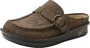 [Alegria by PG Lite] Alegria Bryn Womens Leather Slip On Clog - Convertible Ankle Slingback Strap - Comfort Slide Shoes