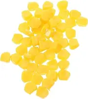 DOITOOL 50 Pcs DIY Phone Case Charms Phone Shell Ornaments Handmade Phone Case Decor Phone Cover Decor Creative Phone Case Charms Simulated Corn Ornament Mini Decor Yellow Resin