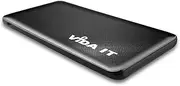 Vida IT V506 Slim Power Bank for Heated Vest Jacket Gilet Scarf 2.1A 5V USB Battery Pack Fast Charge Portable Travel Charger for Mobile Phone Tablet PC Flight Watch USB-C with 3-Ports Output (Black)