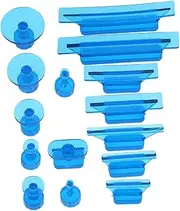 Anneome 30Pcs Dent Removal Tool Kit Durable Plastic Pull Tabs for Hail Damage Repair Dent Pulling Kit for Cars Motorcycles and More