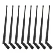 8x DIY UHF Microphone Mic Connector Antenna Signal Line Black, Wireless For