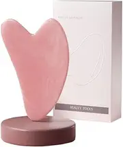 Gua Sha Scraping Tool,Gua Sha Facial Tools, Skin Care Heart Shaped Massage Stone Facial Massage Skin Anti-Aging Scraping Board