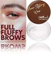 iMethod Eyebrow Wax - Brow Styling Wax for Feathered & Fluffy Brows, Clear Brow Gel, Brow Soap, Waterproof Eyebrow Makeup, Brow Lamination Effect