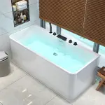 浴缸小戶型 按摩獨立式浴缸 亞剋力浴缸 成人傢用浴缸 衝浪保溫浴缸 恆溫浴缸