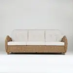 【YOHO 山茶花家具】藤椅沙發-手工編織 室內椅ASC9-3NA(天然材質三人沙發)