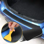 Car Rear Bumper Protector Guard Trim Cover Sill Carbon Fiber Protector Sticker (for: Subaru)