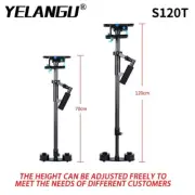 YELANGU S120T Carbon Fiber handheld Stabilizer Steadycam for Cameras Camcorder