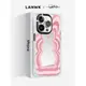 LANWK適用于蘋果14promax手機殼新款個性鏡面iPhone14pro防摔硅膠軟框13Promax女款高級感14plus保護套鏡中兔