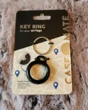 NEW! Case-Mate Key Ring Holder for AirTags - Black. FAST SHIPPING