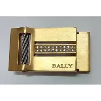 在飛比找蝦皮購物優惠-二手金色皮帶扣環義大利製BALLY Made in Ital