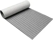 Baceyong 240 cm x 5.7 cm Dark Marine Floor Artificial Teak Foam Boat Yacht Decorative Panel Dark Teak Marine Flooring EVA Non-Slip Mat