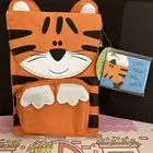 Brand New Snack Sac TIGER by Stephen Joseph NWT Lunch bag tote WITH NOTE CARDS