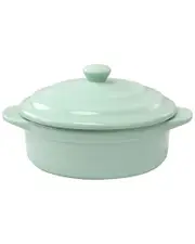 Martha Stewart Stoneware Round Mini Casserole with Lid