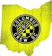 MLS Columbus Crew Unisex Columbus Crew Team Color Logo State Sign, Team Color, One Size