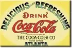 New Coca Cola Keg Label Decorative Metal Refrigerator Magnet Coke