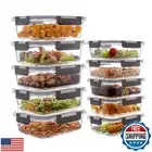 Wancilock 10 Pack Glass Meal Prep Containers, Glass Food Storage Containers w