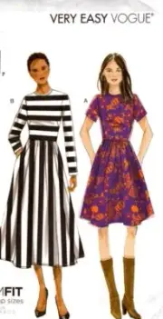 Vogue Sewing Pattern 9197 V9197 Misses Dress Very Easy Vogue NEW size 14-22