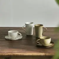 在飛比找Yahoo!奇摩拍賣優惠-咖啡杯橘子熟了【蕓上】原創設計陶瓷下午茶杯英式紅茶杯拿鐵咖啡