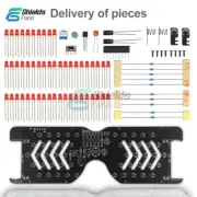 Sound-Control LED light-emitting Glasses DIY Kit Light-emitting Diode Flashing