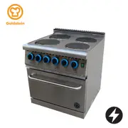 Goldstein Electric 4 X 2.0 Kw Solid Plates, 530 X 500 X 290 mm Fan Forced Electric Oven GR/EE710FF