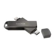 SanDisk Dual Phone 128GB USB 3.2 Type-C/Lightning Flash Drive Black