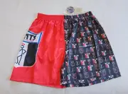 St Kilda Saints AFL FC2047 S22 Mens Retro Logo Printed Satin Boxer Shorts New